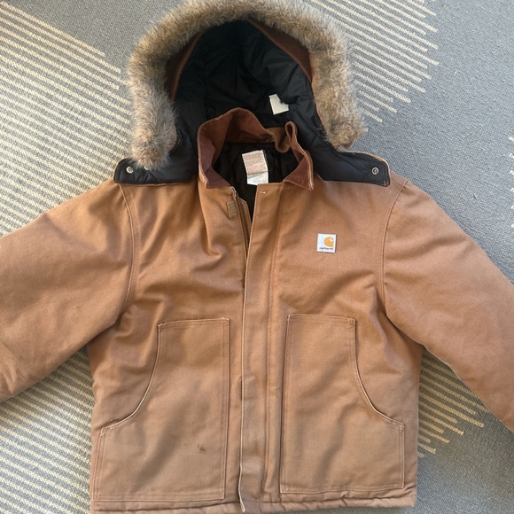 Y2K Carhartt with Detachable Fur Hood - Picture 4 of 8